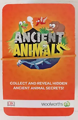 Woolworths Ancient Animals Cards Full Set Of 81 Complete Orange • $17.95