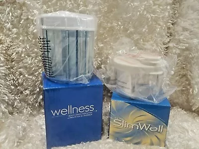 AVON Vintage Wellness Vitamin-Pill Dispenser & Slimwell Powder Pack NEW! Lot/2 • $13.99