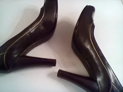 Womens Brown Michael Shannon High Heel Pump Shoes Size 8 Medium • $28.12