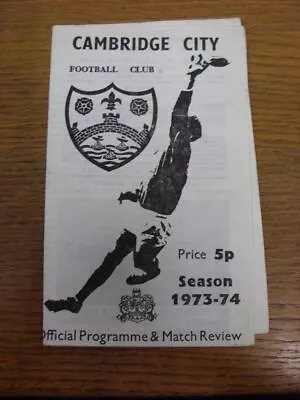 18/08/1973 Cambridge City V Nuneaton Borough  . Footy Progs Items Include FREE P • £3.99