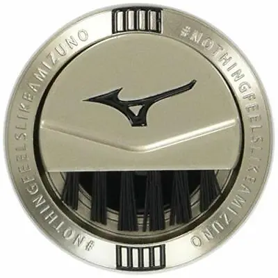 Mizuno Japan Golf Ball Coin Marker With Brush 5LJD183400 Silver NEW • $34.61