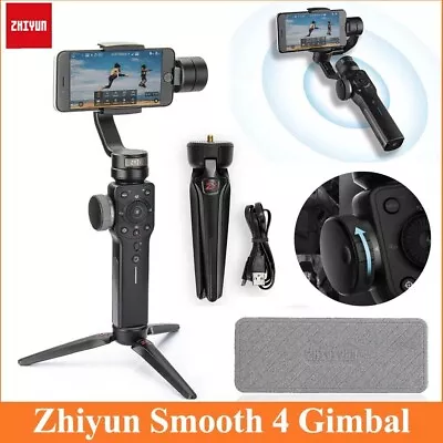 Zhiyun Smooth 4 Handheld 3-Axis Smartphone Gimbal Stabilizer - Refurbished • $83.60