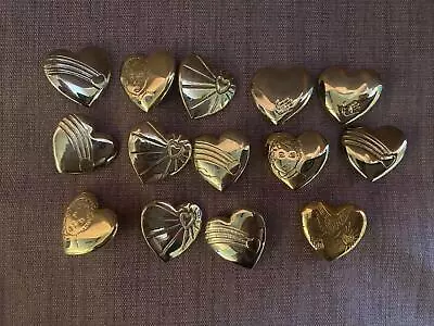 14 X Variety Club Gold Coloured Heart Badges 5 Designs MC2 • £12.36