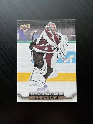 2015-16 Upper Deck UD Canvas #C24 Semyon Varlamov Colorado Avalanche • $0.99