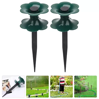  2 Pcs Gardening Supplies Lawn Hose Guide Stakes For Roller Modeling • £9.39