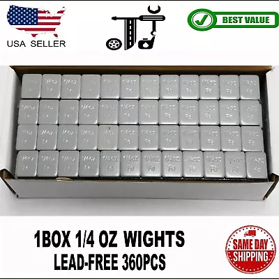 1 Box 1/4oz Chrome Stick On Self Adhesive Wheel Weights  6  Bs Best Value • $20.99