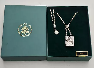 The Vatican Library Collection Photo Locket Necklace New In Box • $14.99