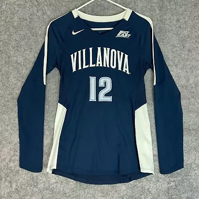 Villanova Wildcats Womens Volleyball Jersey Small Nike Navy White NCAA Sports • $27.99