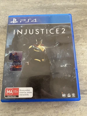 $14.99 • Buy PS4 Playstation 4 - Injustice 2 - Good Condition FREE POST TESTED & WORKING