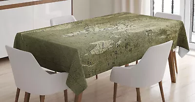 Map Tablecloth Nostalgic World Map • £15.99