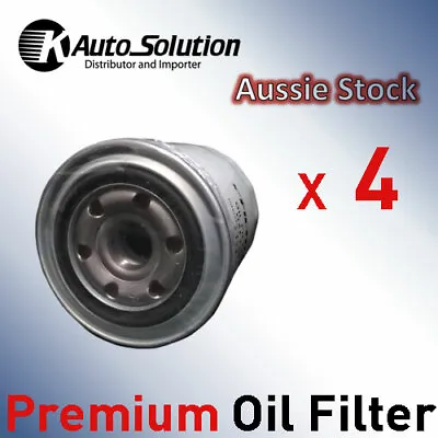 4 X Oil Filters Z334 Fits TOYOTA Landcruiser 70 80 100 1HDT Prado KZJ95R KZJ120 • $59.99