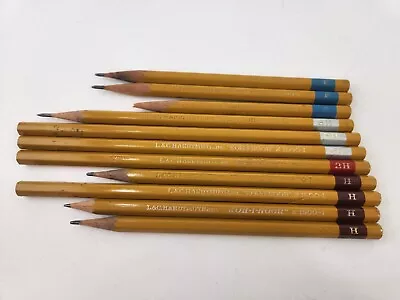 11 KOH-I-NOOR L&C Hardtmuth Vintage Drawing Pencils F 2H 6H H 1500-I Made Of USA • $11.99