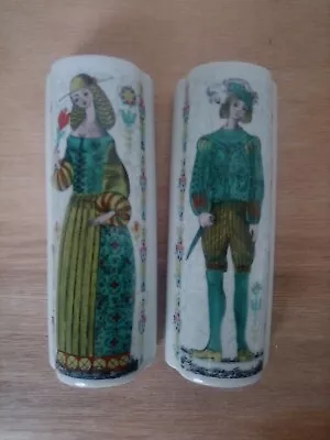 Pair Of Vintage Ceramic Radiator Hanging Humidifiers. Wall Vases. Kurt Hammer.  • £35