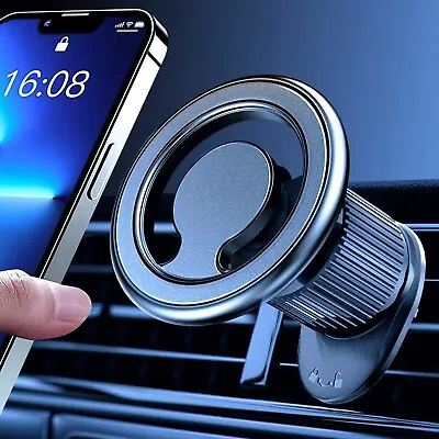 MagSafe Car Mount Magnetic Phone Holder [44 X N52 Magnet] For IPhone 15 14 13 12 • £8.95