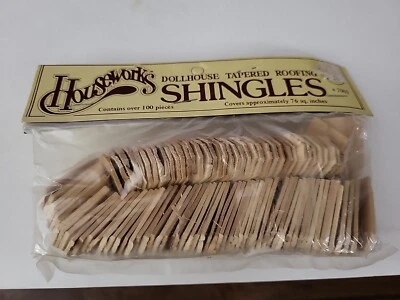 $9 • Buy Vintage Houseworks Dollhouse Shingles