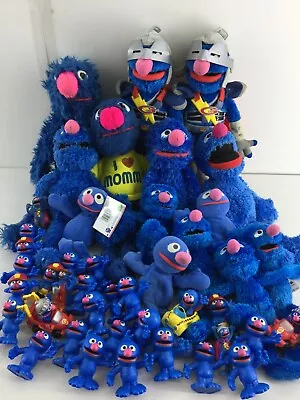 VTG & Modern LOT 43 Sesame Street Muppets Grover Plush Dolls Toy Figures Super • $139.75