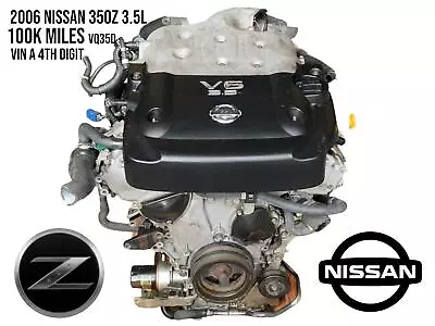 Nissan 350Z 3.5L VQ35DE Engine Motor Assembly 2004-2006 Tested AR1 #1 • $1800