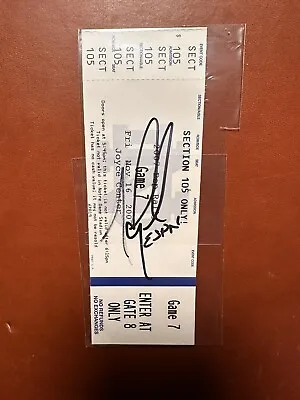 $5 • Buy Mike Golec Autograph, Notre Dame Ticket