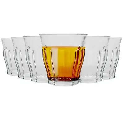 £10.99 • Buy Duralex Picardie Glass Juice Water Tumblers Glasses Set 160ml X6