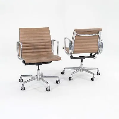£1112.48 • Buy 2009 Herman Miller Eames Aluminum Group Management Desk Chair Dark Tan 12+ Avail