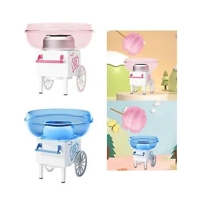 Candy Floss Maker Candy Machine Kitchen DIY Candy Floss Machine Cart For • £58.63