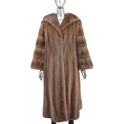 Lunaraine Mink Coat With Detachable Hood- Size L • $550