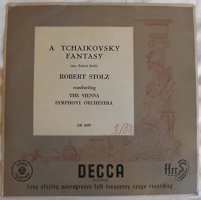ROBERT STOLZ: A Tchaikovsky Fantasy - Vienna Symphony Orchestra - DECCA 10  • £5