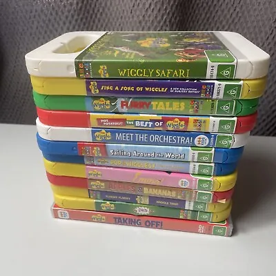 The Wiggles Bulk Lot Of 12 Kids DVDs New And Old Cast Region 4 Pal Free Postage • $89.97