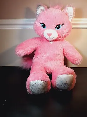 £10 • Buy Build A Bear Cat Purrincess Kitty Pink Princess 16  Sparkle Glitter Plush Toy 