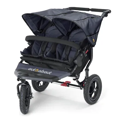 £459 • Buy Out N About DOUBLE Nipper 360 V4 (Royal Navy) All Terrain Twin