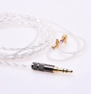 4ft Silver Plated Headphone Upgrade Cable Mmcx For Etymotic ER4SR ER4XR ER4PT • $25