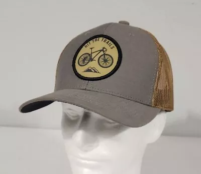 On The Trail Hat Cap Mountain Bike Patch Bicycle Snapback Adjustable  • $9.59