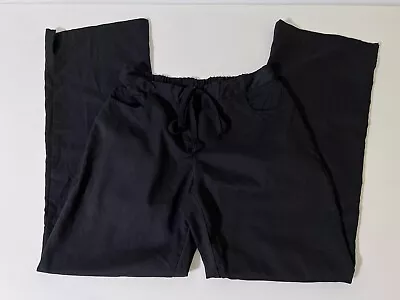 Grey's Anatomy By Barco Black Scrub Pants Bottoms Women's Size Small EUC • $10