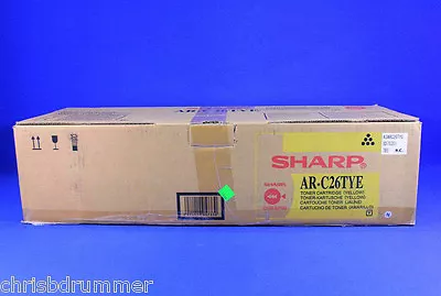 Genuine Sharp Ar-c26tye Yellow Toner Brand New In Box • £69.95