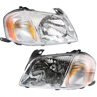 Headlight Set For 2001-2004 Mazda Tribute Left And Right With Bulb 2Pc • $118.81