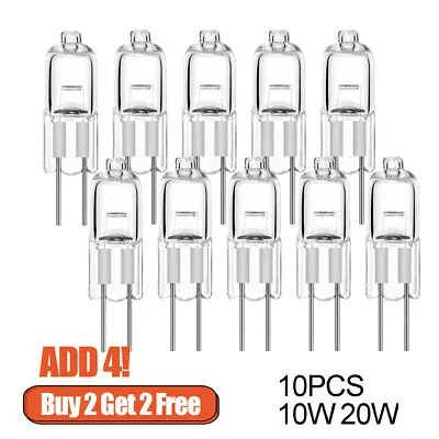 1-10 Pieces G4 10W 20W Halogen Light Bulbs Cooker Hood Bulbs Capsule Lamps 12V • £3.32