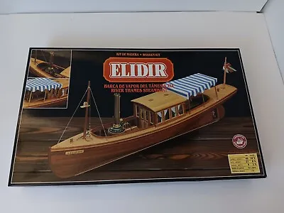 Elidir River Thames Steamboat Wooden Model Kit #80816 OPEN BOX • $99.99
