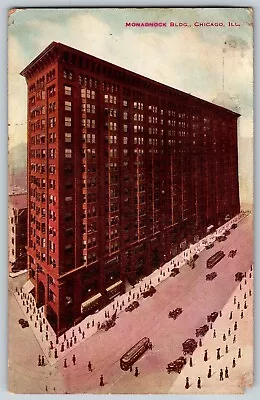 Chicago Illinois IL - High Rise Monadnock Building - Vintage Postcard - Posted • $6.20