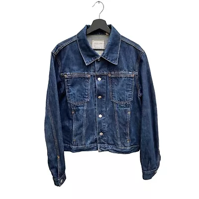 Helmut Lang  1999 Vintage Raw Denim Jacket  Size 48 / M • $200