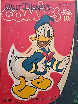 Trevor Carlton DONALD'S OPENING NUMBER Limited Numbered By Walt Disney DUCK • £593.72