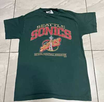 Vintage Lee Sports Nutmeg Seattle Sonics T-Shirt Size XL • $49.99