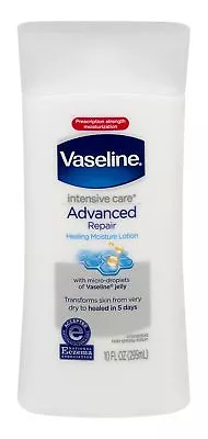 Vaseline Body Lotion Intensive Care Advanced Repair Non Greasy Unscented 10 Oz • $14.38