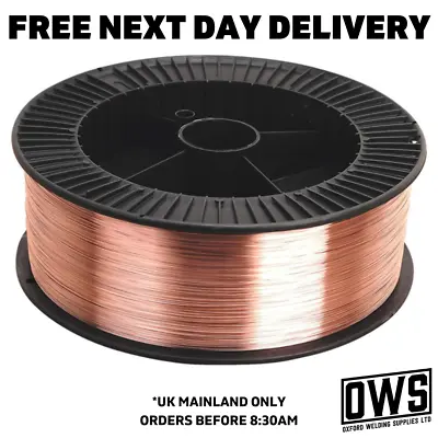 0.8mm Mild Steel Mig Welding Wire 5kg Copper Coated A18 Next Day Delivery • £19.95