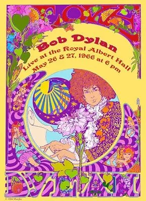 Bob Dylan - Royal Albert Hall - By Marijke Koger - Concert Poster • $26.24