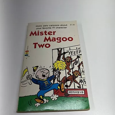 Vintage 1980 Mister Magoo Two Paper Back Comic Strip Book • $7