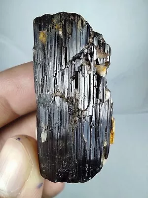 Tourmaline Crystal With Albite & Muscovite Mica From Skardu Pakistan. • $15