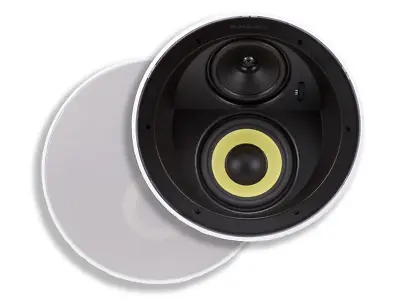 Monoprice 160W 6.5  Dual Woofer Micro Flange In-Ceiling Speaker White #7605 • $139.99