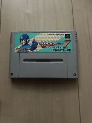 Nintendo Super Famicom SNES Rockman 7 Japanese Game Software • $19.71