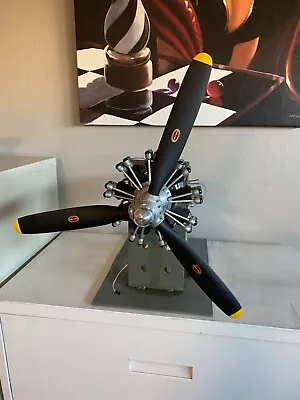 Technopower 9 Cylinder Radial Engine With Stand And Accessories • $2995