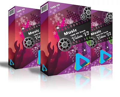 HD (1080) Royalty Free Stock Footage Videos  Music   On DvD-Rom • $29.99